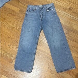 Agolde Relaxed Fit Blue Jeans